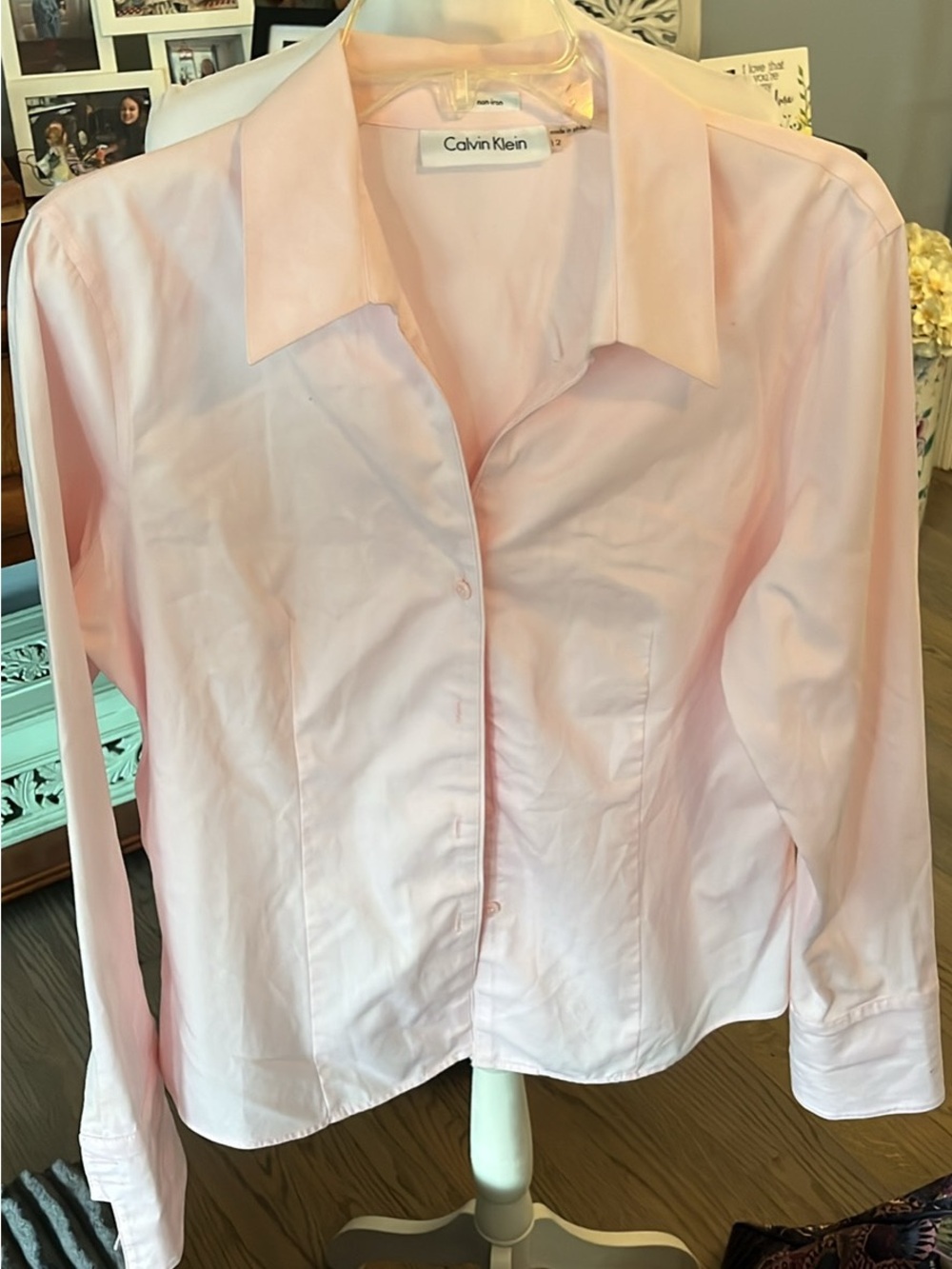 Calvin Klein Light Pink Women's Button-Down Shirt
